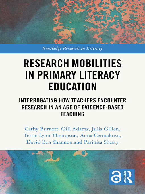 Title details for Research Mobilities in Primary Literacy Education by Cathy Burnett - Available